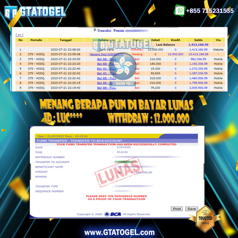 GTATOGEL SITUS TERPERCAYA 2023