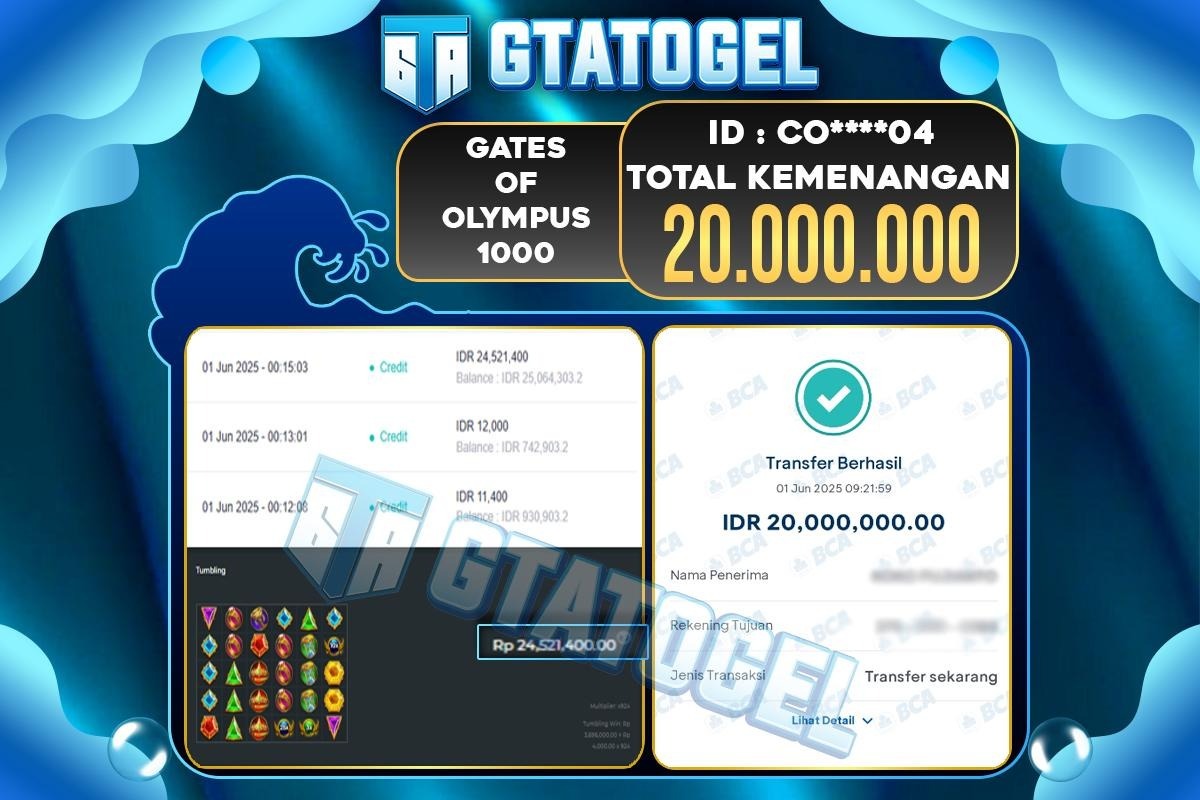 GATES OF OLYMPUS 1000 JP 20JT