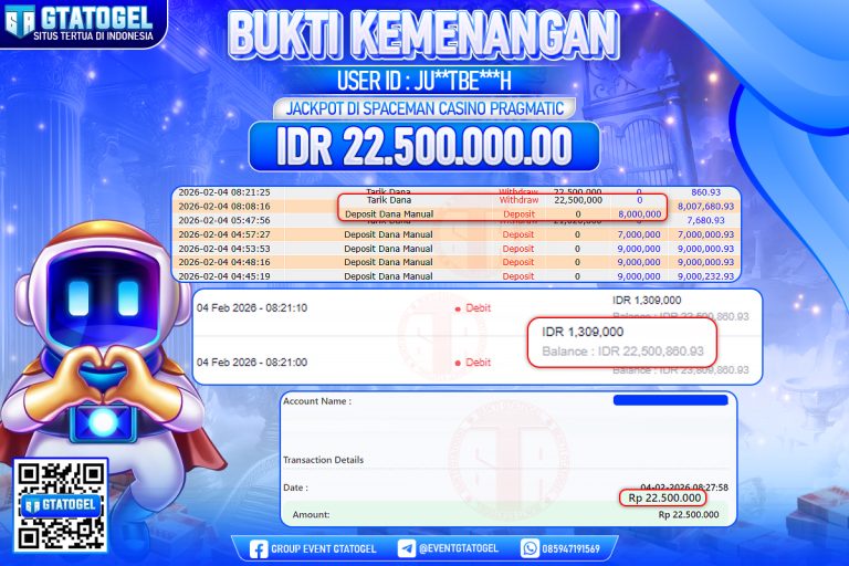 BUKTI KEMENANGAN GTATOGEL NEW ( TGL 04 - 02 - 2026 ) V4
